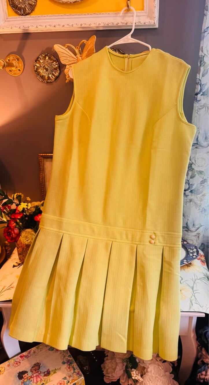 💚 Vintage Dixie Deb Malouf Co. Dallas Mod Dress 💚